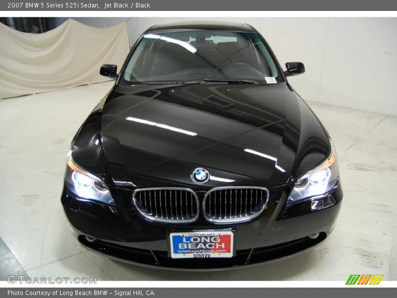 Jet Black / Black 2007 BMW 5 Series 525i Sedan
