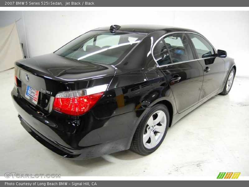 Jet Black / Black 2007 BMW 5 Series 525i Sedan