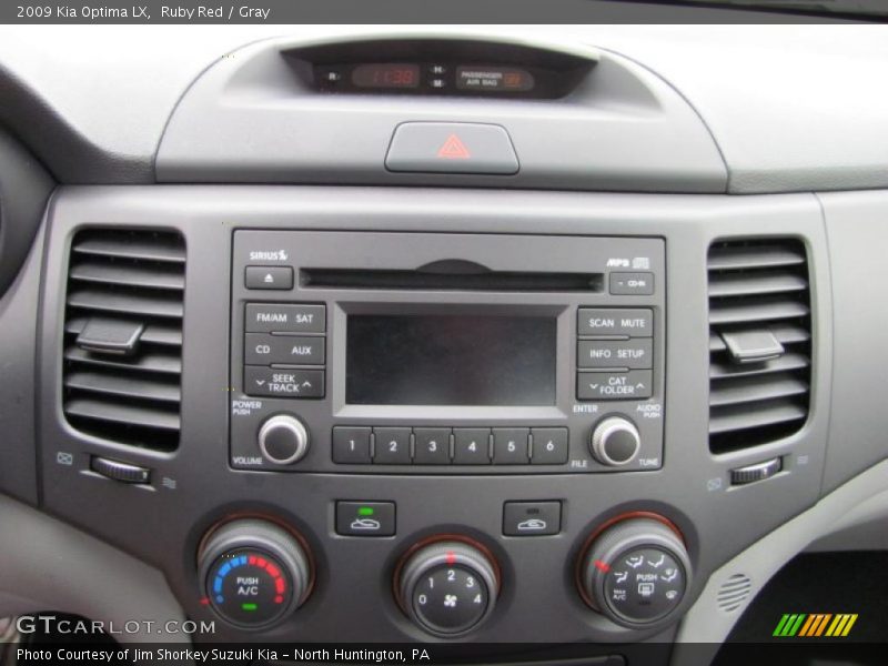 Ruby Red / Gray 2009 Kia Optima LX