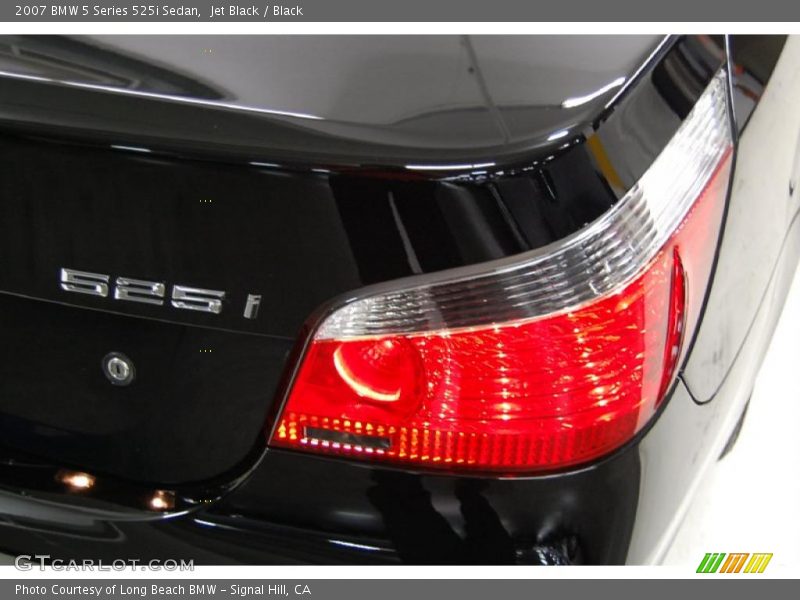 Jet Black / Black 2007 BMW 5 Series 525i Sedan