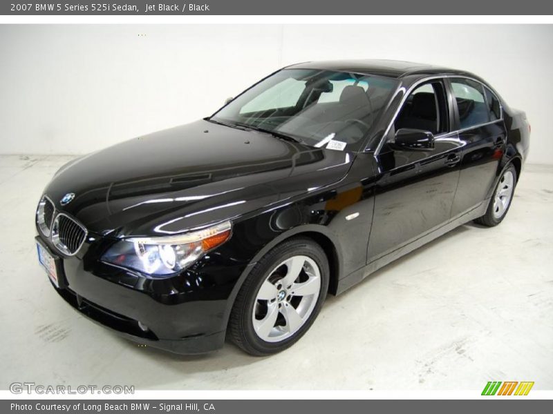Jet Black / Black 2007 BMW 5 Series 525i Sedan