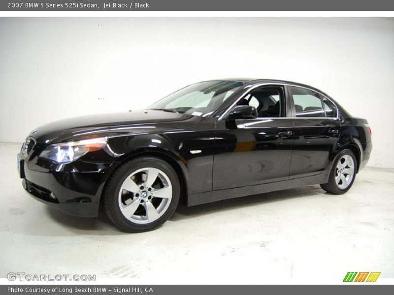 Jet Black / Black 2007 BMW 5 Series 525i Sedan