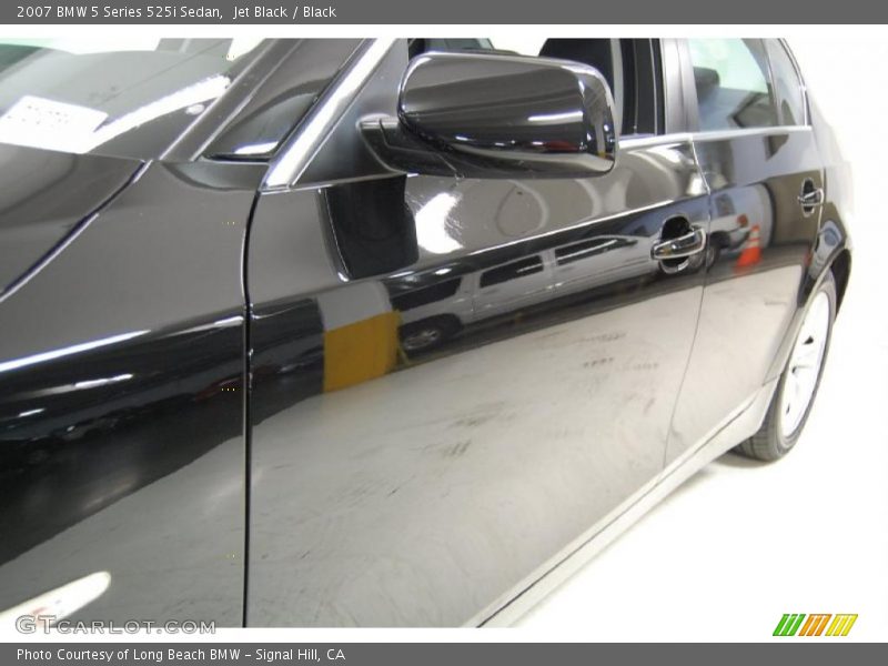 Jet Black / Black 2007 BMW 5 Series 525i Sedan