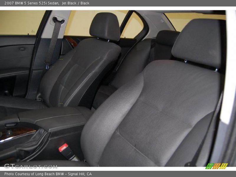 Jet Black / Black 2007 BMW 5 Series 525i Sedan