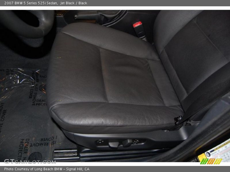 Jet Black / Black 2007 BMW 5 Series 525i Sedan