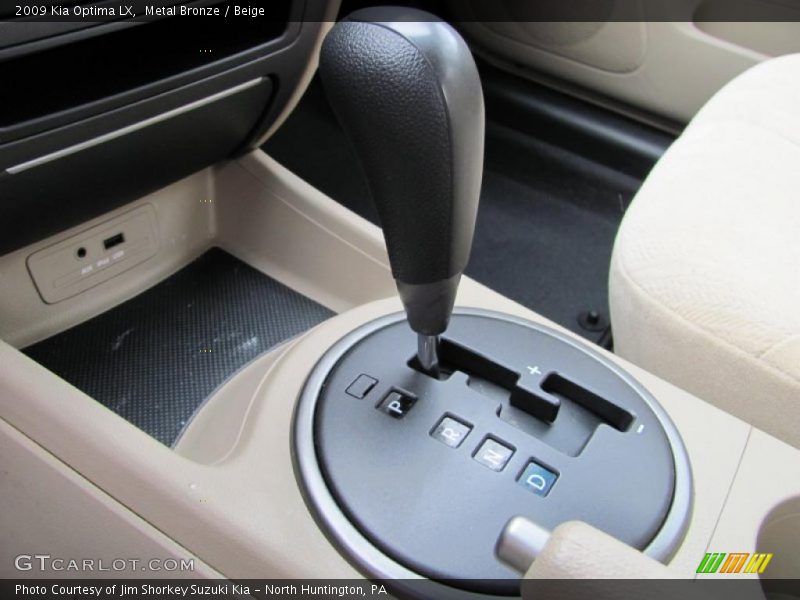 Metal Bronze / Beige 2009 Kia Optima LX