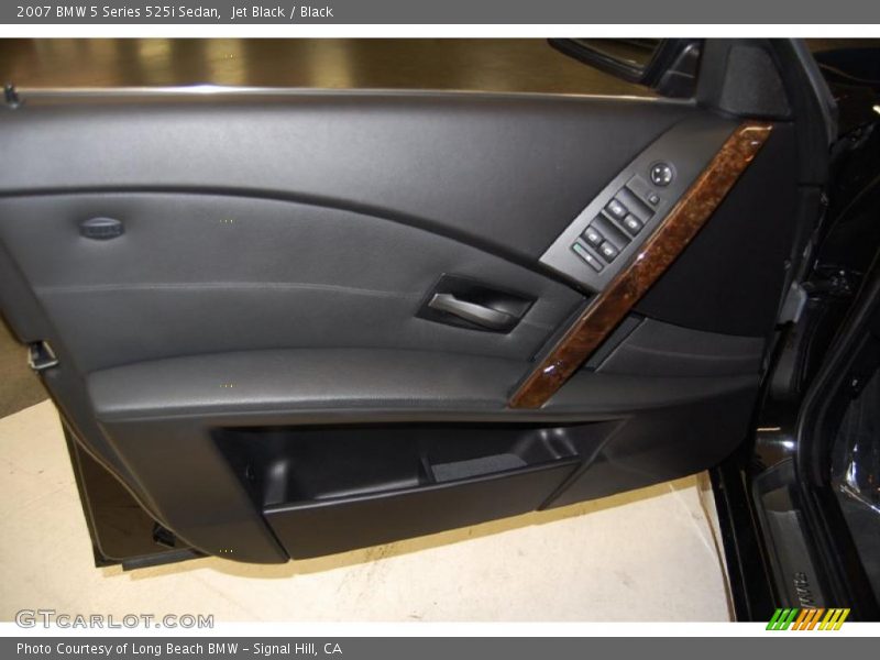 Jet Black / Black 2007 BMW 5 Series 525i Sedan