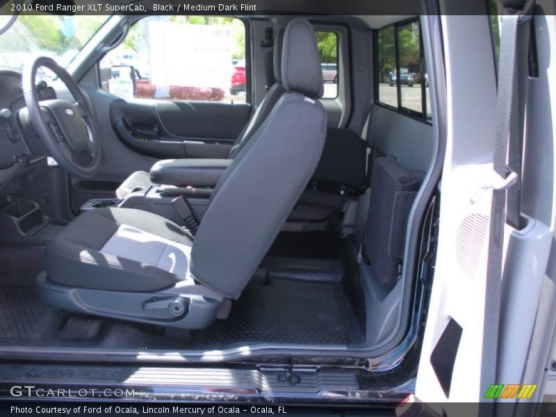 Black / Medium Dark Flint 2010 Ford Ranger XLT SuperCab