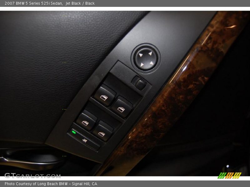 Jet Black / Black 2007 BMW 5 Series 525i Sedan