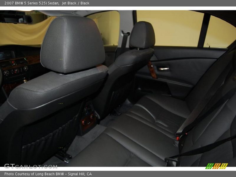 Jet Black / Black 2007 BMW 5 Series 525i Sedan