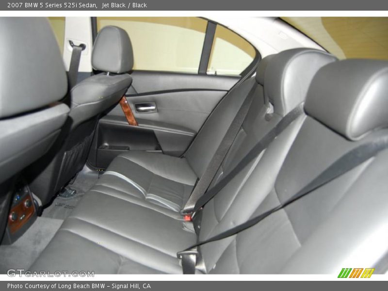 Jet Black / Black 2007 BMW 5 Series 525i Sedan
