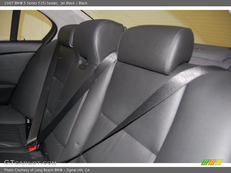 Jet Black / Black 2007 BMW 5 Series 525i Sedan