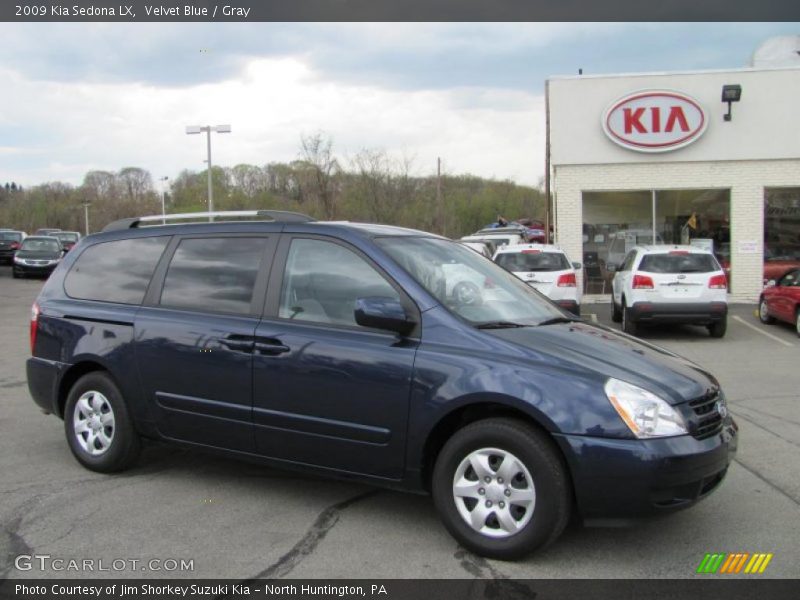 Velvet Blue / Gray 2009 Kia Sedona LX