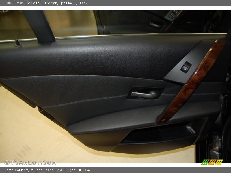 Jet Black / Black 2007 BMW 5 Series 525i Sedan
