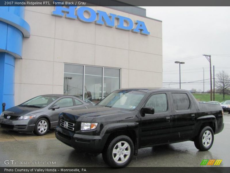 Formal Black / Gray 2007 Honda Ridgeline RTS