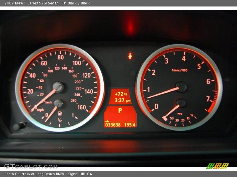 Jet Black / Black 2007 BMW 5 Series 525i Sedan