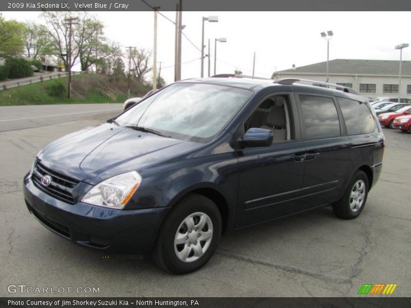 Velvet Blue / Gray 2009 Kia Sedona LX