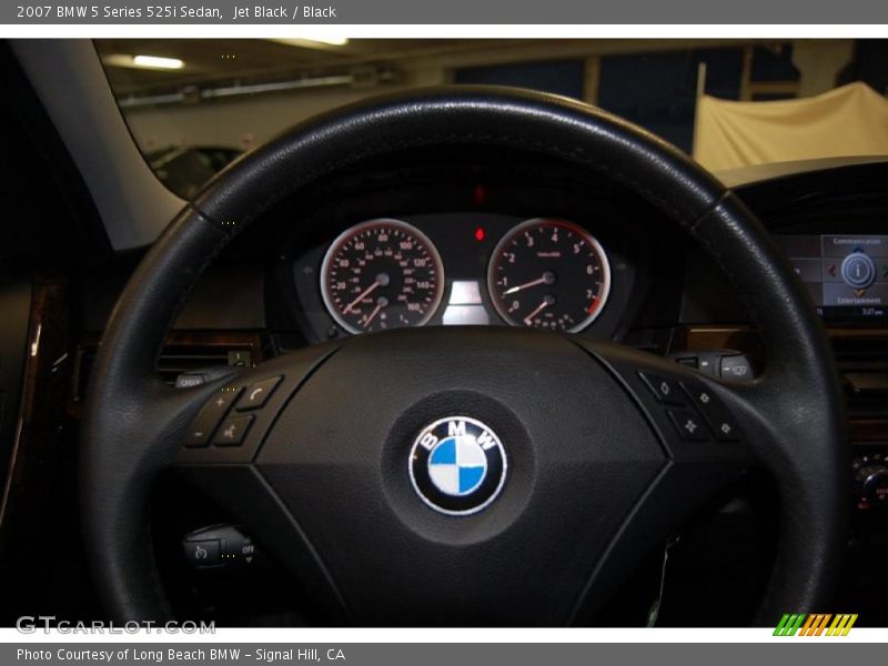 Jet Black / Black 2007 BMW 5 Series 525i Sedan