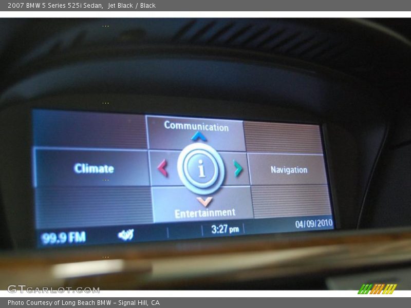 Jet Black / Black 2007 BMW 5 Series 525i Sedan