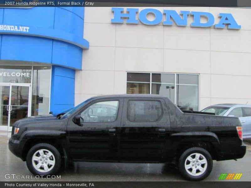 Formal Black / Gray 2007 Honda Ridgeline RTS