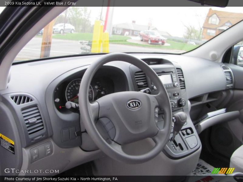 Velvet Blue / Gray 2009 Kia Sedona LX