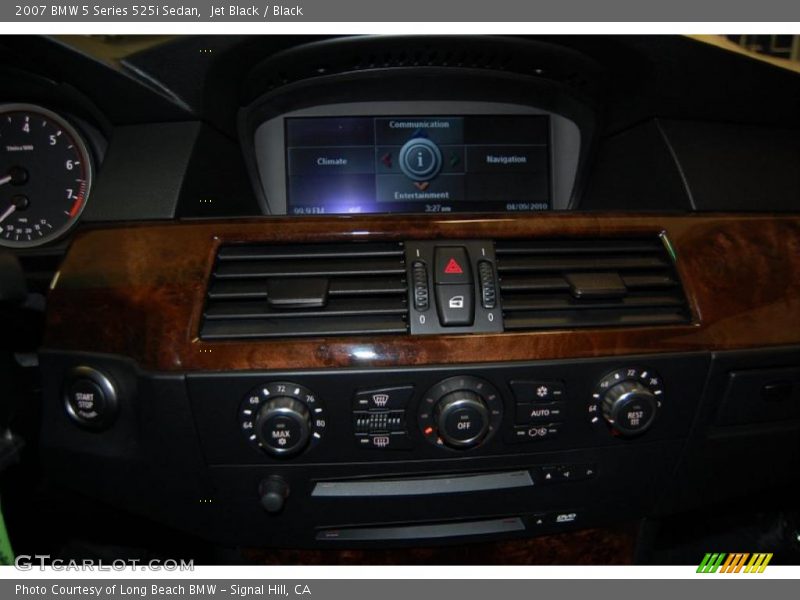 Jet Black / Black 2007 BMW 5 Series 525i Sedan