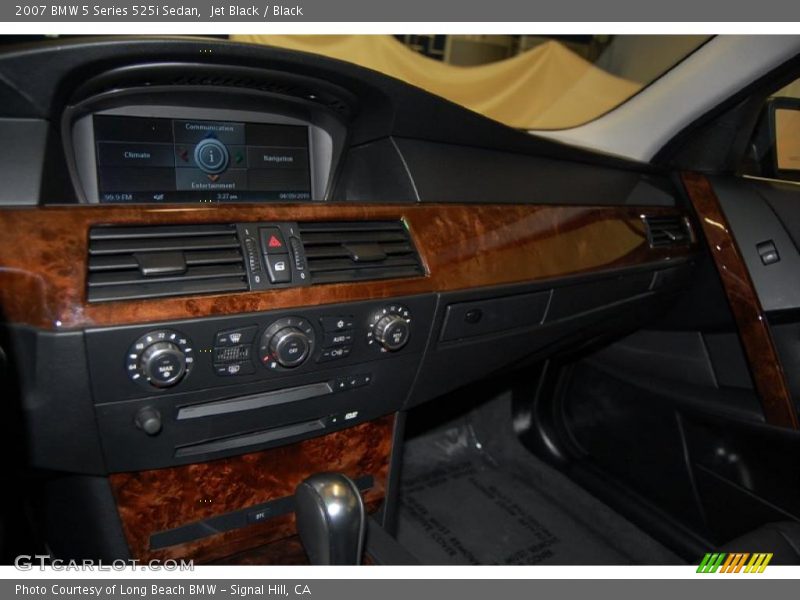 Jet Black / Black 2007 BMW 5 Series 525i Sedan