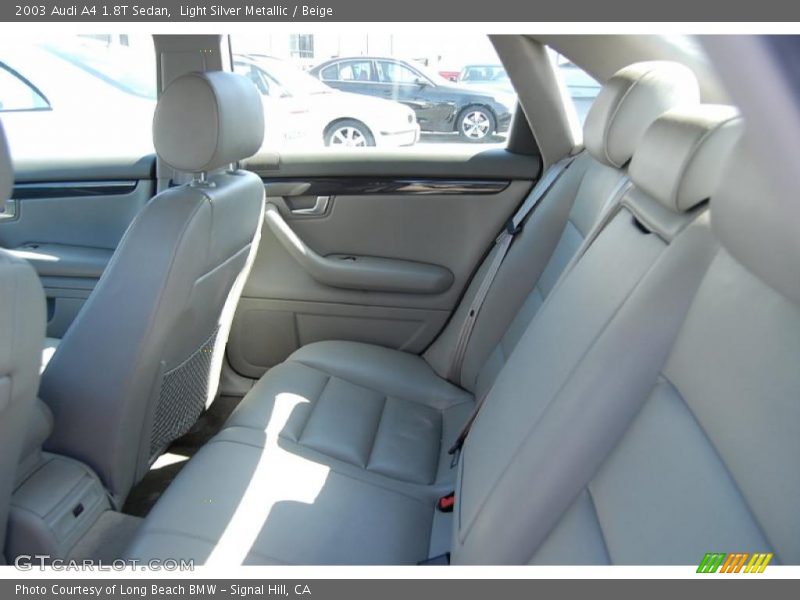 Light Silver Metallic / Beige 2003 Audi A4 1.8T Sedan