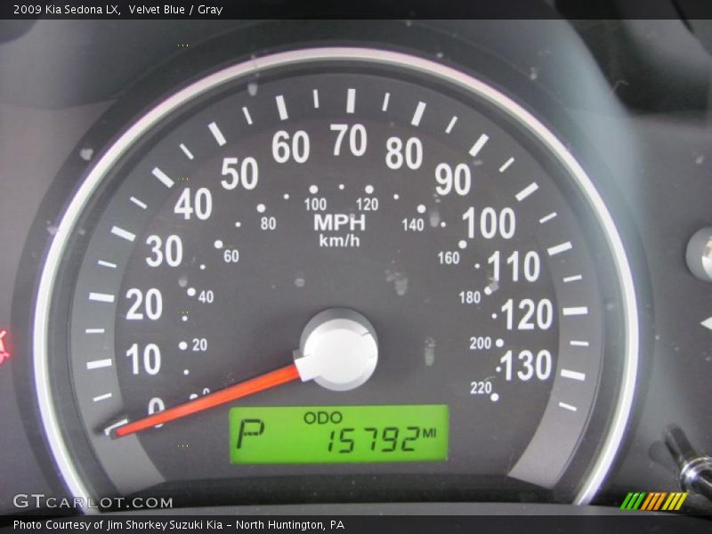 Velvet Blue / Gray 2009 Kia Sedona LX