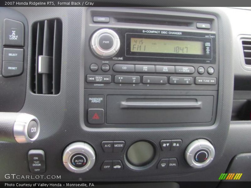 Formal Black / Gray 2007 Honda Ridgeline RTS