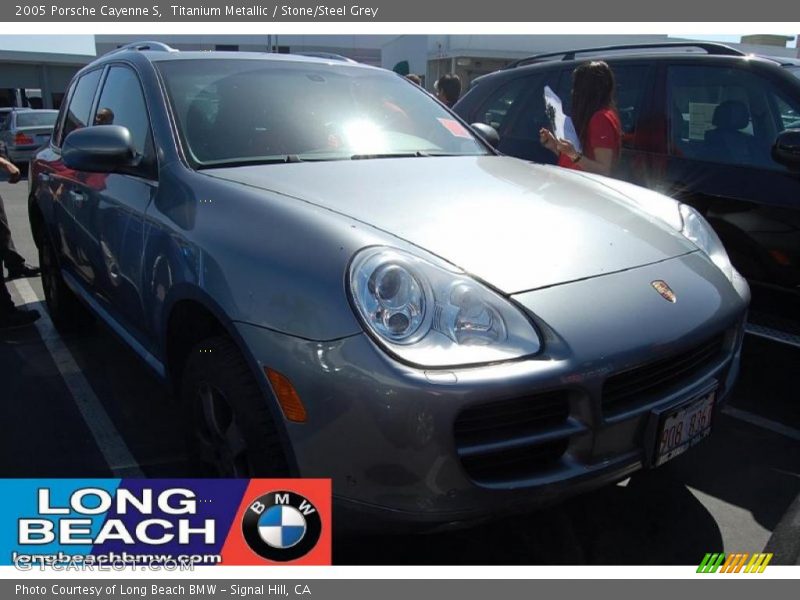 Titanium Metallic / Stone/Steel Grey 2005 Porsche Cayenne S