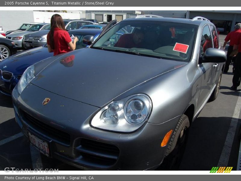 Titanium Metallic / Stone/Steel Grey 2005 Porsche Cayenne S