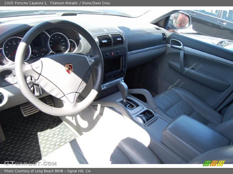 Titanium Metallic / Stone/Steel Grey 2005 Porsche Cayenne S