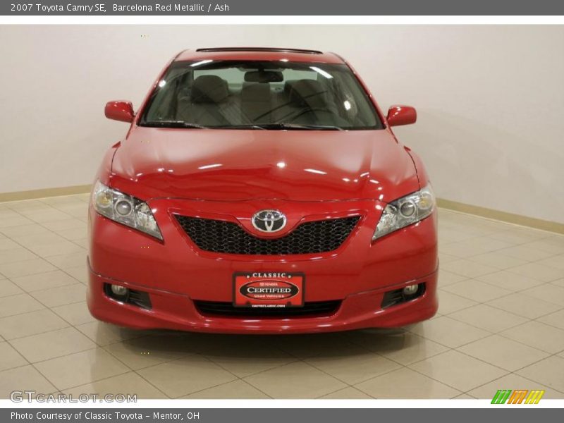 Barcelona Red Metallic / Ash 2007 Toyota Camry SE