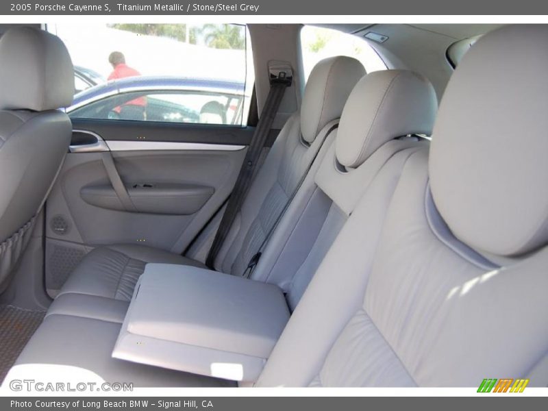 Titanium Metallic / Stone/Steel Grey 2005 Porsche Cayenne S