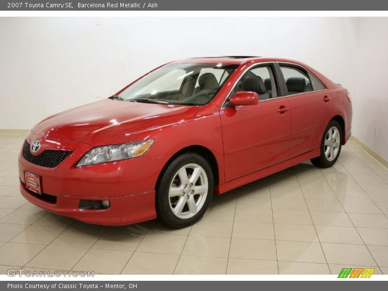 Barcelona Red Metallic / Ash 2007 Toyota Camry SE