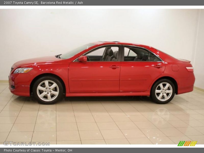 Barcelona Red Metallic / Ash 2007 Toyota Camry SE