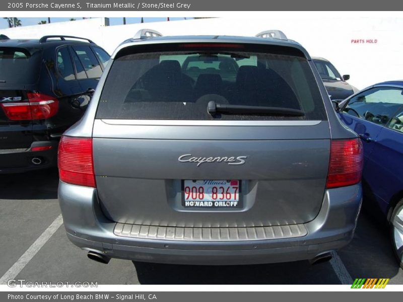 Titanium Metallic / Stone/Steel Grey 2005 Porsche Cayenne S