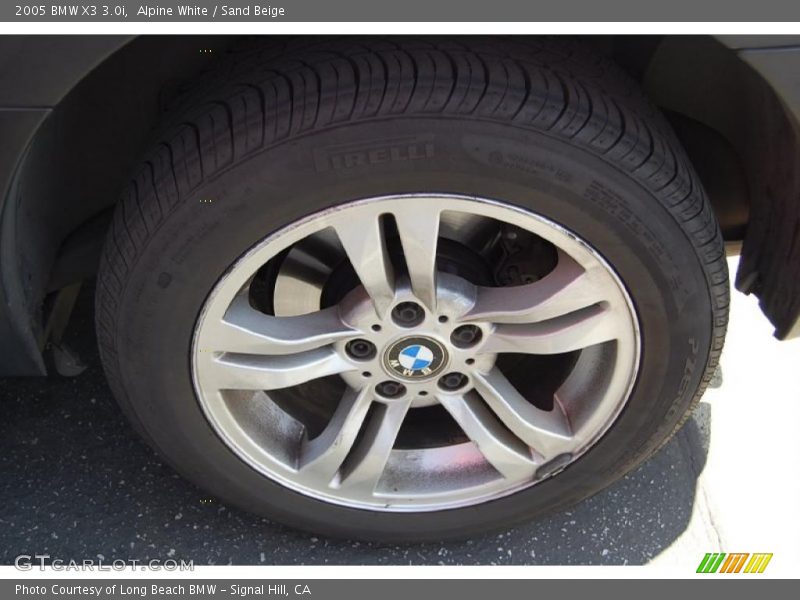 Alpine White / Sand Beige 2005 BMW X3 3.0i
