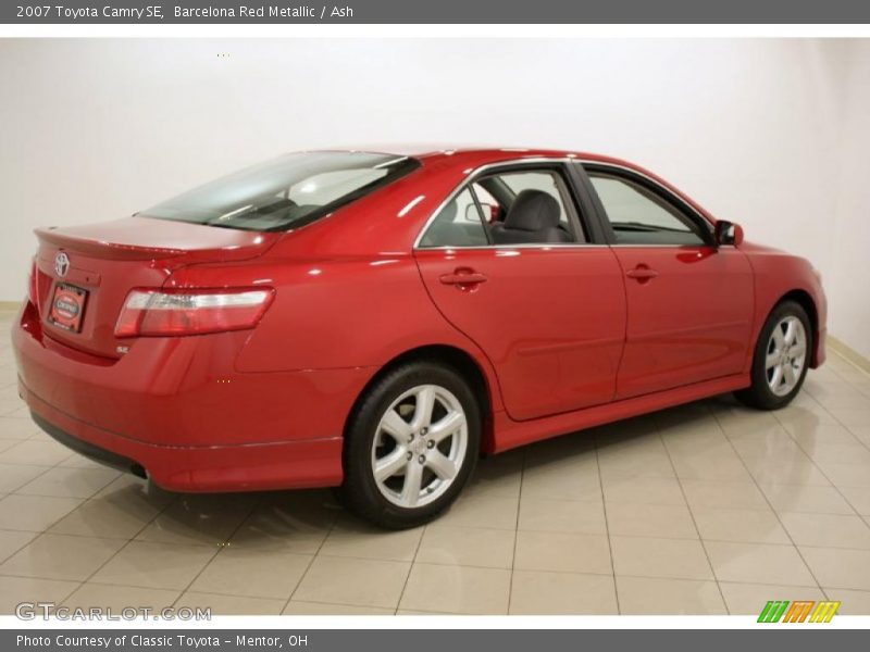 Barcelona Red Metallic / Ash 2007 Toyota Camry SE