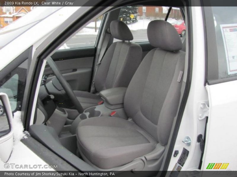 Clear White / Gray 2009 Kia Rondo LX