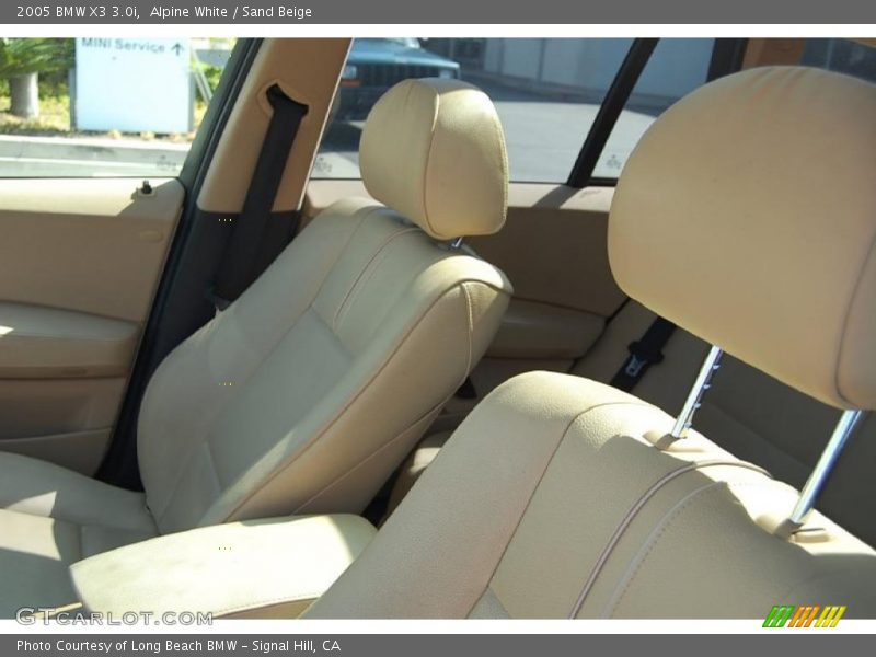 Alpine White / Sand Beige 2005 BMW X3 3.0i