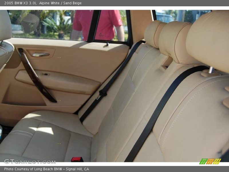 Alpine White / Sand Beige 2005 BMW X3 3.0i