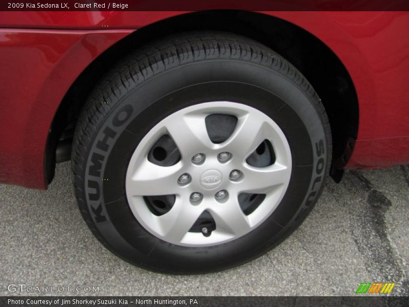 Claret Red / Beige 2009 Kia Sedona LX