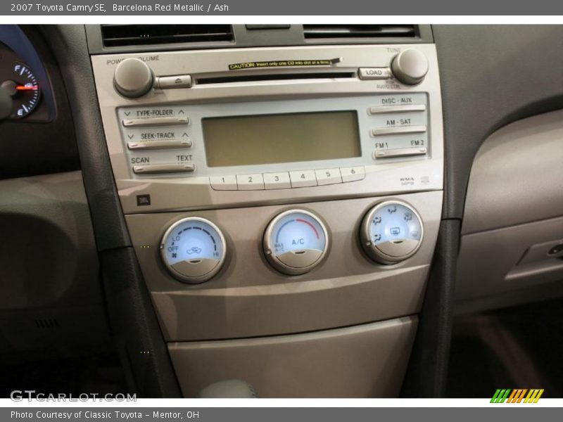 Barcelona Red Metallic / Ash 2007 Toyota Camry SE