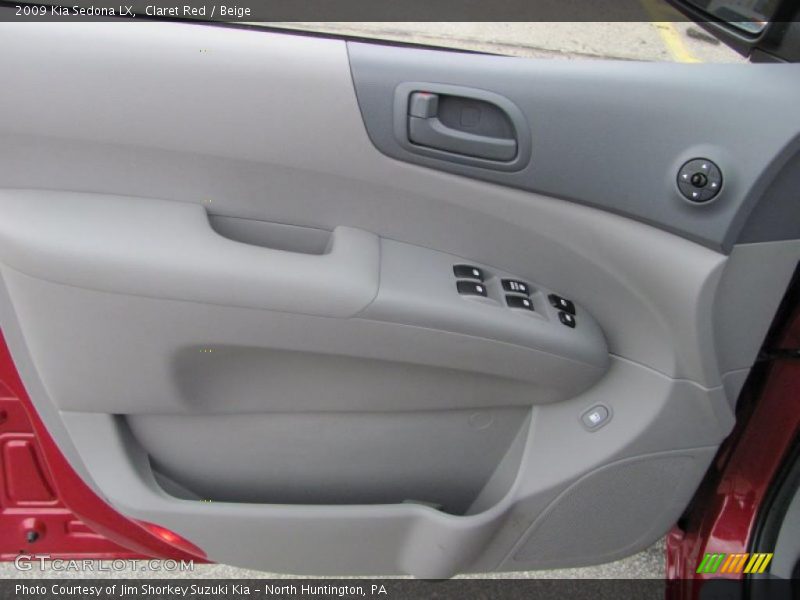 Claret Red / Beige 2009 Kia Sedona LX