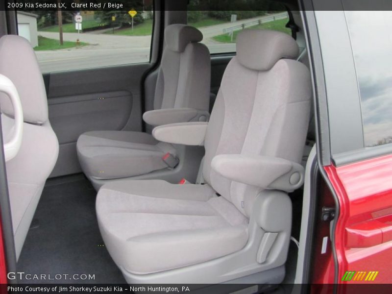 Claret Red / Beige 2009 Kia Sedona LX