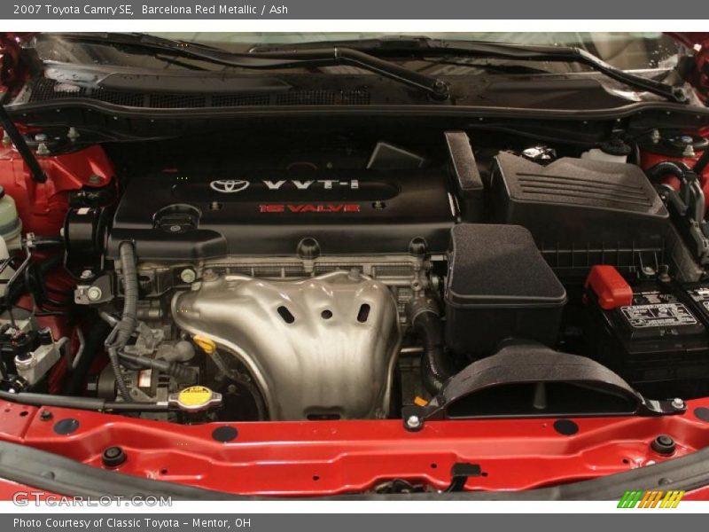 Barcelona Red Metallic / Ash 2007 Toyota Camry SE