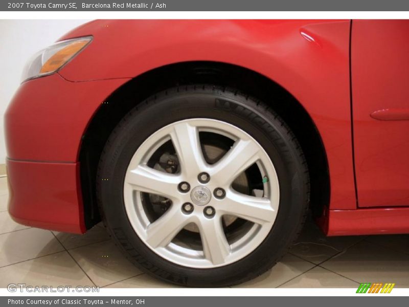 Barcelona Red Metallic / Ash 2007 Toyota Camry SE