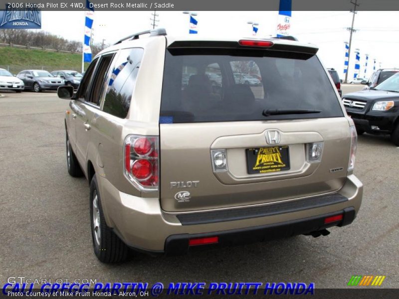 Desert Rock Metallic / Saddle 2006 Honda Pilot EX 4WD